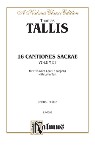 タリス／16の聖歌集 第1巻《輸入合唱楽譜》
