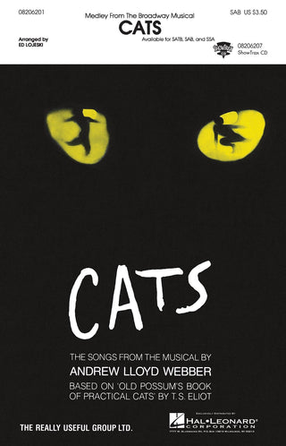 「キャッツ」メドレー（ブロードウェイ・ミュージカルより)(SAB: 混声三部合唱) 輸入合唱楽譜の画像