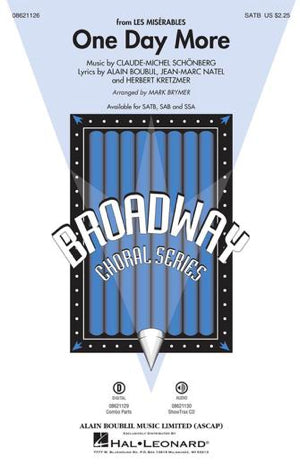 ワン・デイ・モア(ブロードウェイ「レ・ミゼラブル」より)(合唱伴奏譜) 輸入合唱楽譜の画像