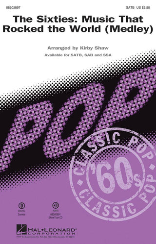 60年代ロックメドレー（8曲メドレー）(SATB: 混声四部合唱) 輸入合唱楽譜の画像