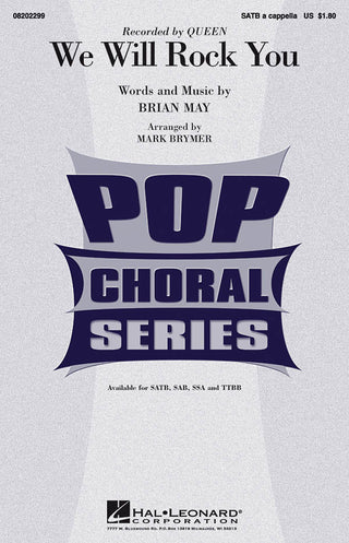 クイーン／ウィ・ウィル・ロック・ユー(SATB a cappella: 混声四部合唱【ア・カペラ】) 輸入合唱楽譜の画像