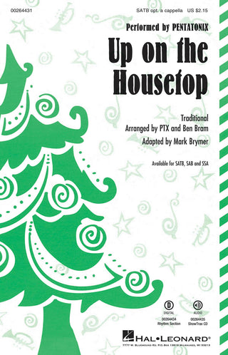 アップ・オン・ザ・ハウストップ(「ペンタトニックス・クリスマス」より)／ペンタトニックス(SATB opt. a cappella: 混声四部合唱【optionア・カペラ】) 輸入合唱楽譜の画像