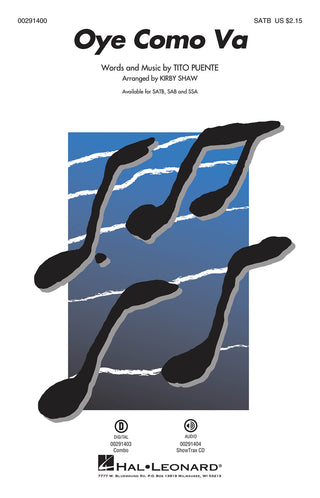 オエ・コモ・バ(SATB: 混声四部合唱) 輸入合唱楽譜の画像