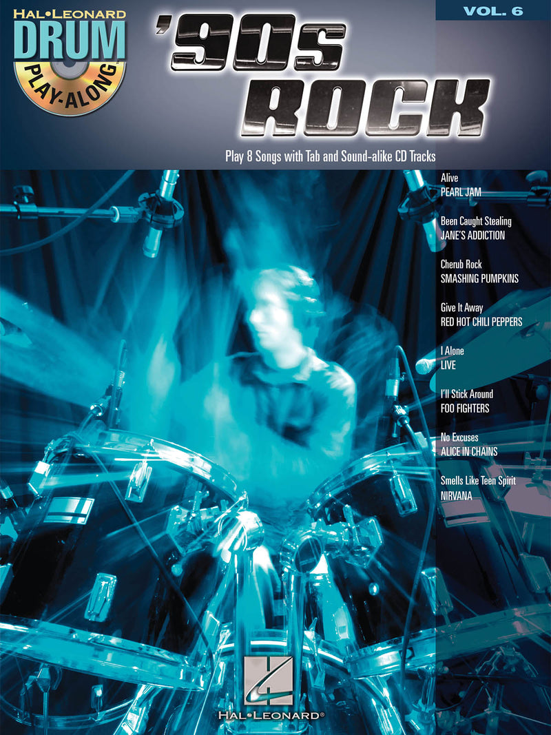 90年代ロック曲集（ドラム用）《輸入ドラム楽譜》の画像