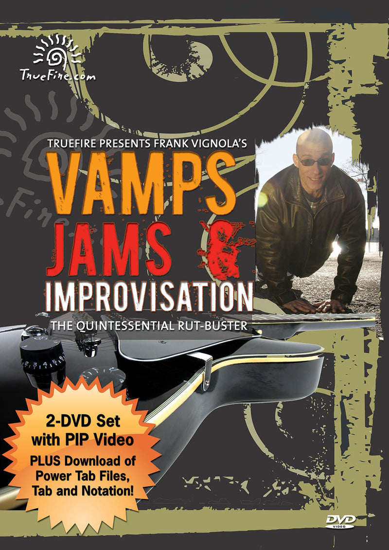 フランク・ヴィニョーラ／バンプ、ジャムのインプロヴィゼイション（ジャズギター教則DVD)の画像