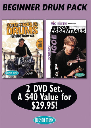 トミー・アイゴー／初級者用ドラムDVDパック《輸入ドラムセットDVD》の画像