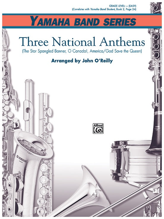 《吹奏楽譜》3つの国歌集(英、米、カナダ)(Three National Anthems)【輸入】の画像