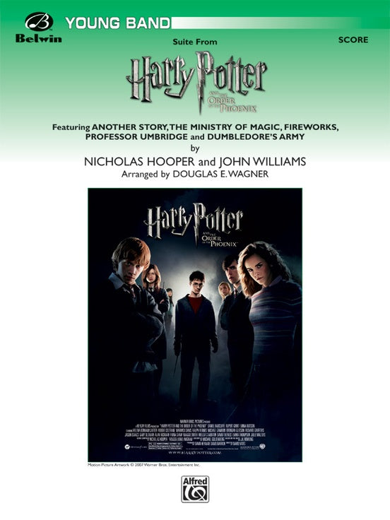 《吹奏楽譜》「ハリー・ポッターと不死鳥の騎士団」メドレー(Harry Potter and the Order of the Phoenix)【輸入】の画像