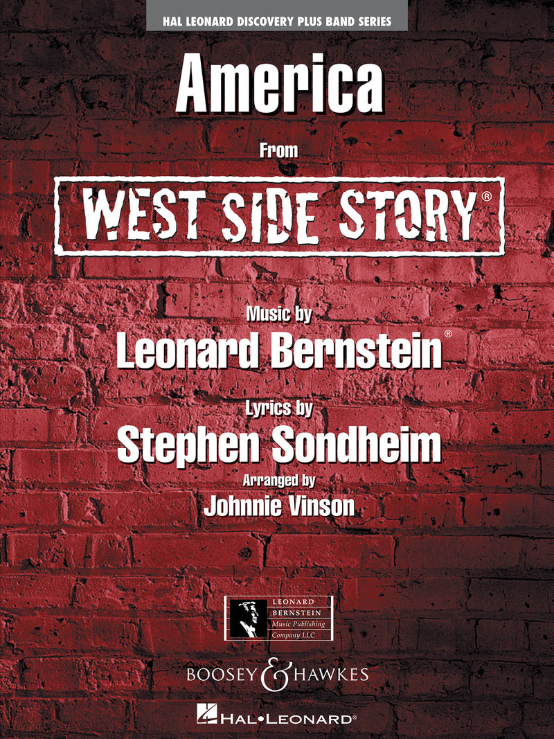 《吹奏楽譜》「ウエスト・サイド・ストーリー」より「アメリカ」(America from West Side Story)【輸入】の画像