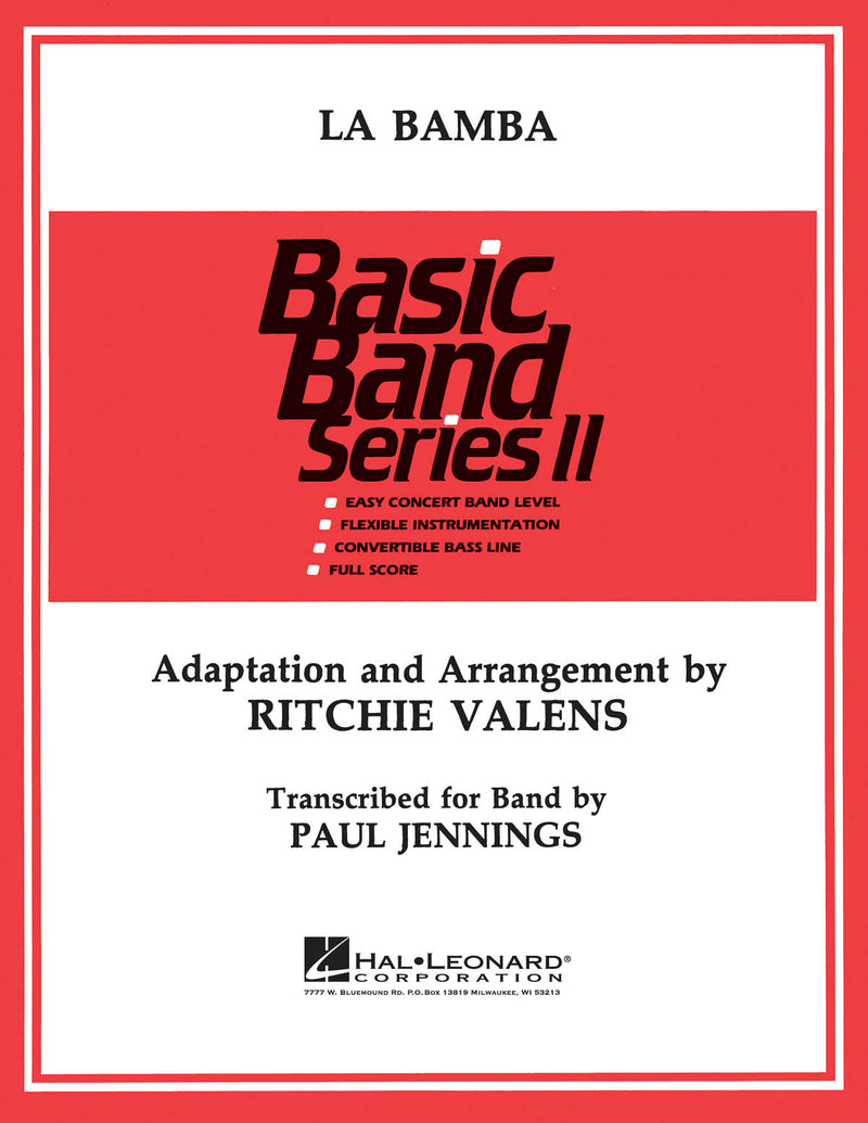 《吹奏楽譜》ラ・バンバ(La Bamba)【輸入】の画像