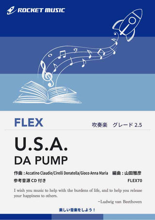 U.S.A.／DA PUMP　フレックス楽譜の画像