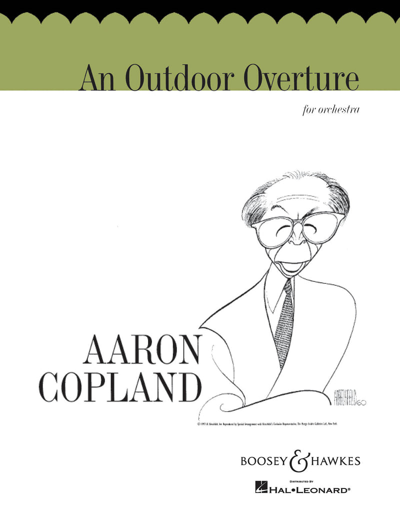 《オーケストラ楽譜》戸外の序曲(An Outdoor Overture) コープランド(Copland)【輸入】の画像