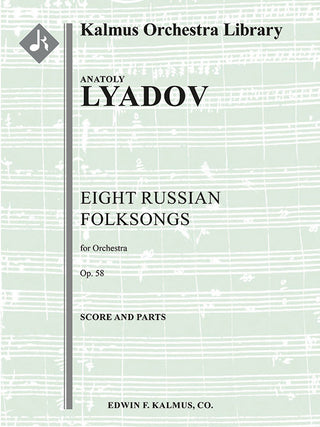リャードフ／8つのロシア民謡 op. 58《輸入オーケストラ楽譜》