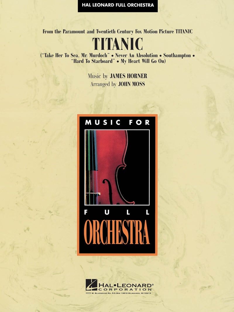 「タイタニック」メドレー オーケストラ楽譜の画像