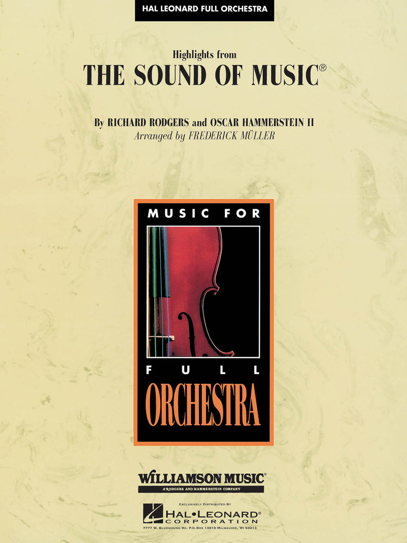「サウンド・オブ・ミュージック」ハイライツ(4曲メドレー)(同名映画メドレー)(オンデマンド出版) オーケストラ楽譜の画像