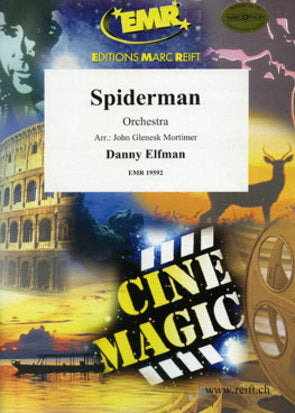 スパイダーマン(同名映画主題曲)/オーケストラ楽譜の画像