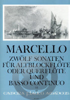 B.マルチェッロ／12のソナタ op.2 第3巻(ソナタ第7～9番収録)※出版社都合により、納期にお時間をいただく場合がございますの画像