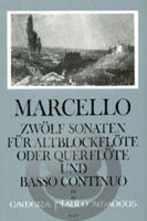 B.マルチェッロ／12のソナタ op.2 第4巻(ソナタ第10～12番収録)※出版社都合により、納期にお時間をいただく場合がございますの画像