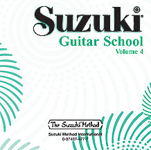 スズキ・ギター・スクール楽曲集　CD Vol.4《輸入ギター楽譜》の画像