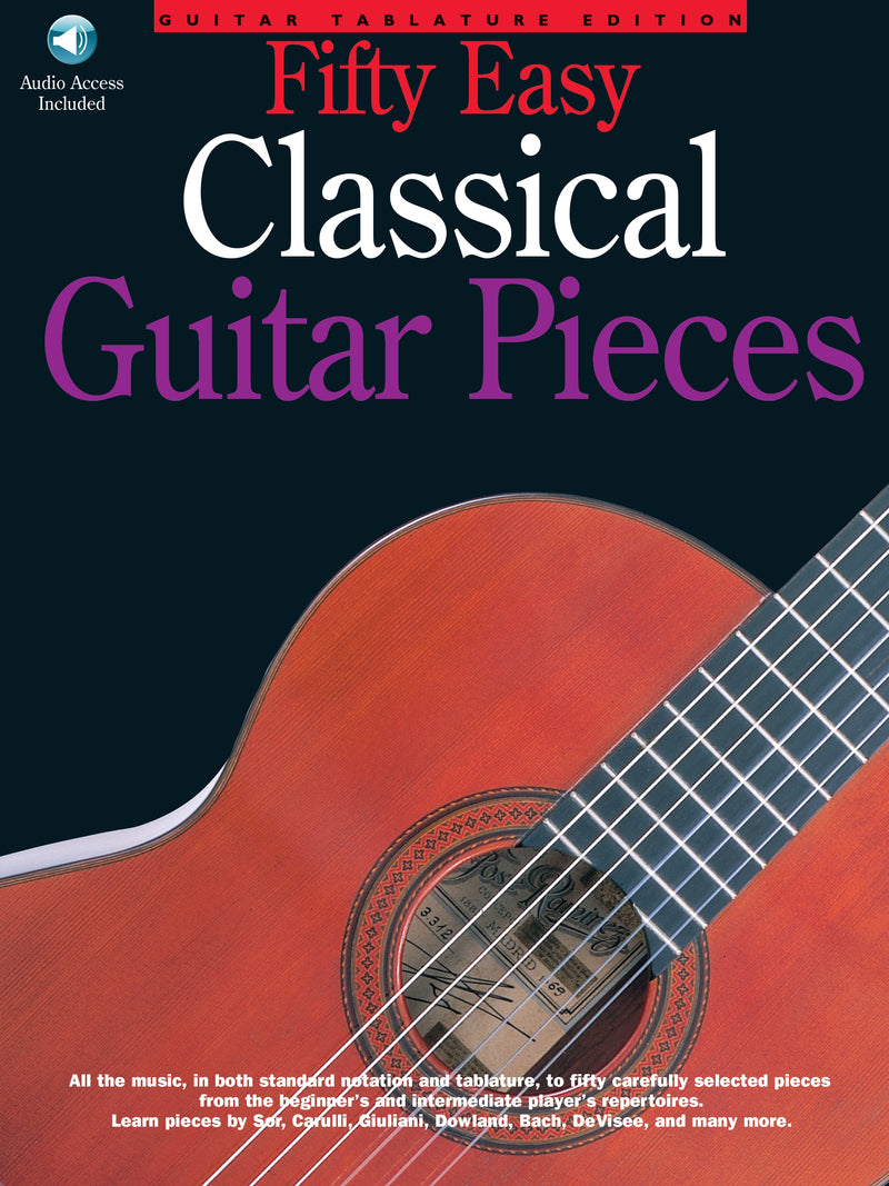 50の初級クラシックギター曲集《輸入ギター楽譜》の画像