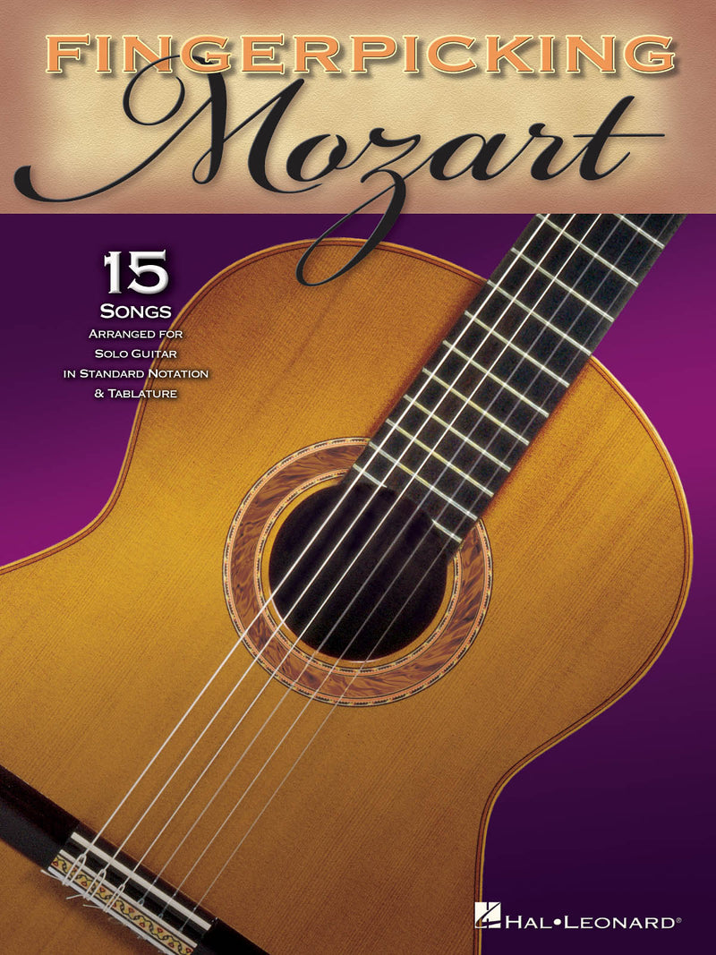 「モーツァルト」フィンガーピッキング(15曲収録)《輸入ギター楽譜》の画像
