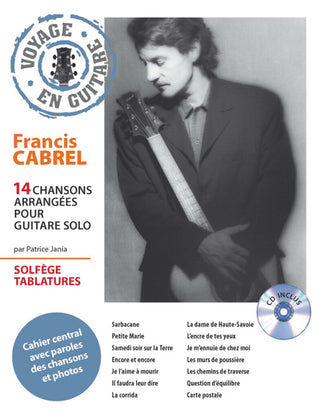 フランシス・カブレル／ボヤージ・エン・ギタラ(CD付)《輸入ギター楽譜》※出版社都合により、納期にお時間をいただく場合がございますの画像