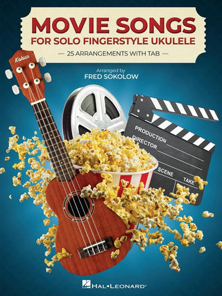 フィンガースタイル・ウクレレのための映画音楽集(25曲収録)《輸入ウクレレ楽譜》の画像