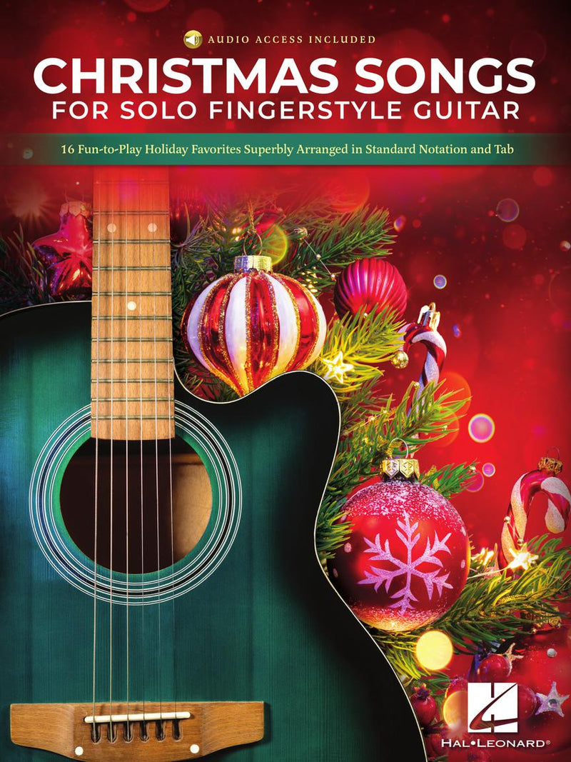 フィンガースタイル・ギターのためのクリスマス曲集(16曲収録)(音源ダウンロード版)《輸入ギター楽譜》の画像