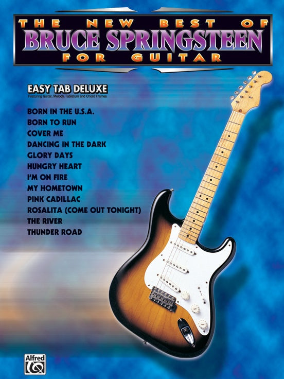 ブルース・スプリングスティーン／ニュー・ベスト・フォー・ブルース・スプリングスティーン(初級ギター，TAB譜)(12曲収録)《輸入ギター楽譜》の画像