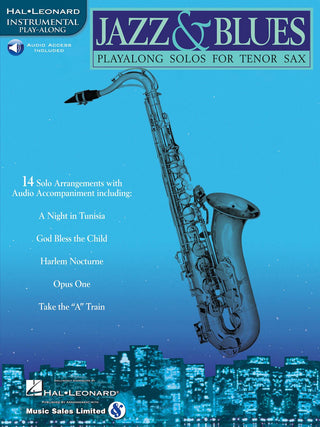 ジャズ＆ブルース曲集（テナー・サクソフォーン用、音源ダウンロード版）《輸入サックス楽譜》の画像