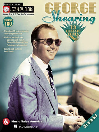 ジョージ・シアリング集（プレイアロングシリーズ、CD付）《輸入ジャズ楽譜》の画像