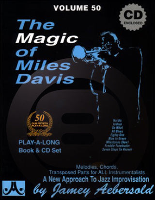ジェイミー･プレイアロング Vol.50 マイルス・デイビス曲集(音源付)《輸入ジャズ楽譜》の画像