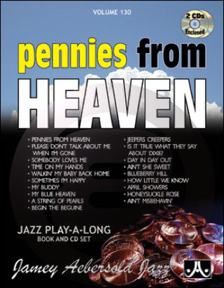 ジェイミー･プレイアロング Vol.130 ペニーズ・フロム・ヘヴン(ジャズスタンダード曲集、音源付)《輸入ジャズ楽譜》の画像