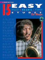 ジャズ、ブルース＆ファンクのための15の初級練習曲集（トランペット用）《輸入ジャズ楽譜》の画像