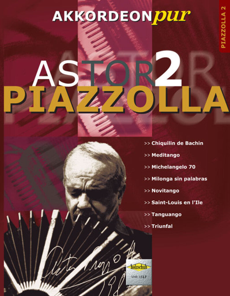 アコーディオンのためのアストル・ピアソラ ｖol.2(8曲収録)《輸入アコーディオン楽譜》の画像