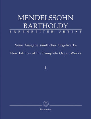メンデルスゾーン／オルガン作品全集 新版 第1巻、第2巻(原典版)《輸入オルガン楽譜》の画像