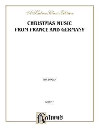 フランスとドイツのクリスマス音楽《輸入オルガン楽譜》