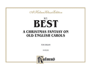 トーマス・ベスト／古いイギリスのキャロルによるクリスマス幻想曲《輸入オルガン楽譜》