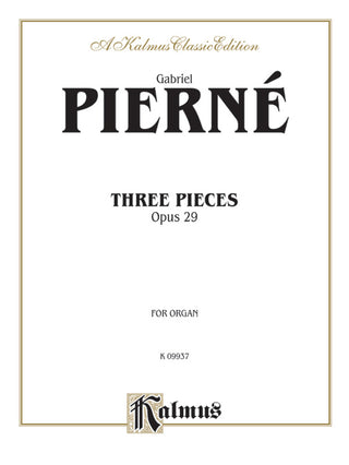 ピエルネ／3つの小品 op. 29《輸入オルガン楽譜》