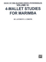 マリンバのための4本のマレット奏法の研究 Vol.6教則本《輸入マリンバ楽譜》の画像