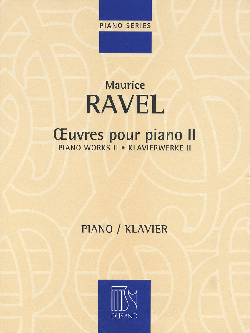 ラヴェル／ピアノ作品集 第2巻(Oeuvres pour piano　Volume 2)《輸入ピアノ楽譜》の画像
