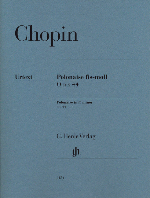 ショパン／ポロネーズ 第5番 嬰ヘ短調 op.44 (原典版/ヘンレ社)《輸入ピアノ楽譜》の画像