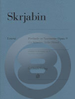 スクリャービン／左手のための2つの小品 op.9 (原典版/ヘンレ社)《輸入ピアノ楽譜》の画像