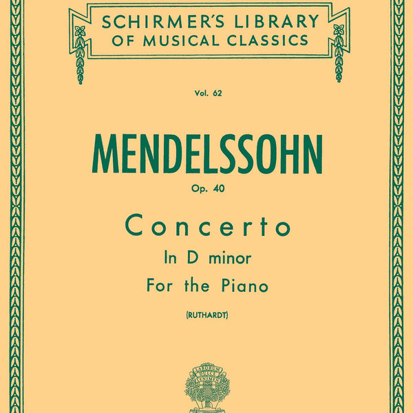 メンデルスゾーン／協奏曲第2番 ニ長調 op.40《輸入ピアノ楽譜