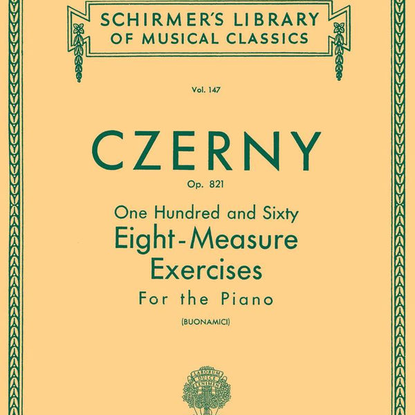 ツェルニー／160 の8小節の練習曲 op.821《輸入ピアノ楽譜