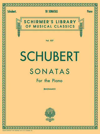 シューベルト／10のソナタ《輸入ピアノ楽譜》の画像