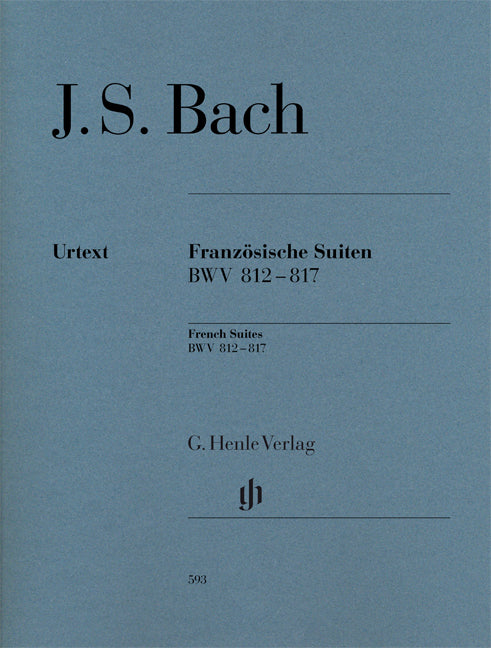 J.S.バッハ／フランス組曲 BWV 812-817(指番号あり) (原典版/ヘンレ社)《輸入ピアノ楽譜》の画像