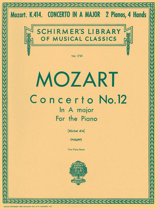 モーツァルト／ピアノ協奏曲 第12番 イ長調 K.414《輸入ピアノ楽譜》の画像