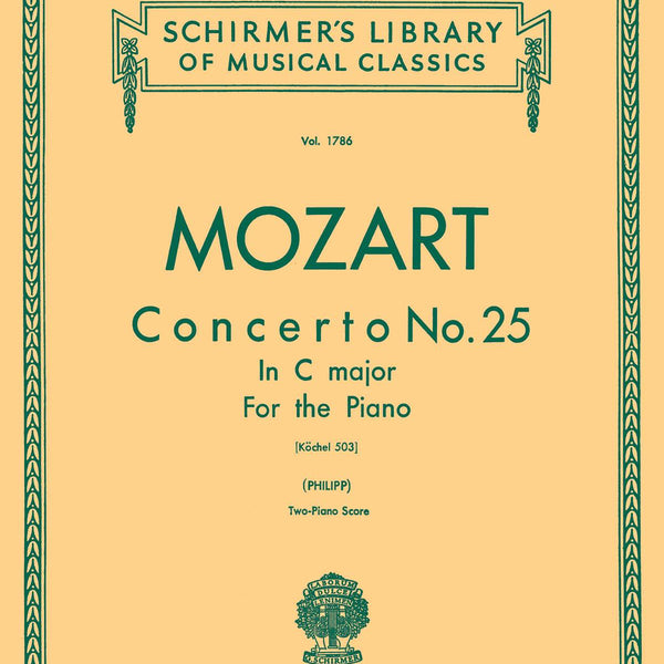 モーツァルト／ピアノ協奏曲第25番 ハ長調 K.503《輸入ピアノ楽譜