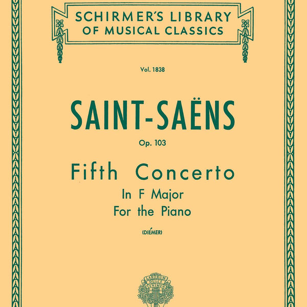 サン＝サーンス／ピアノ協奏曲第5番 ヘ長調 op.103《輸入ピアノ楽譜